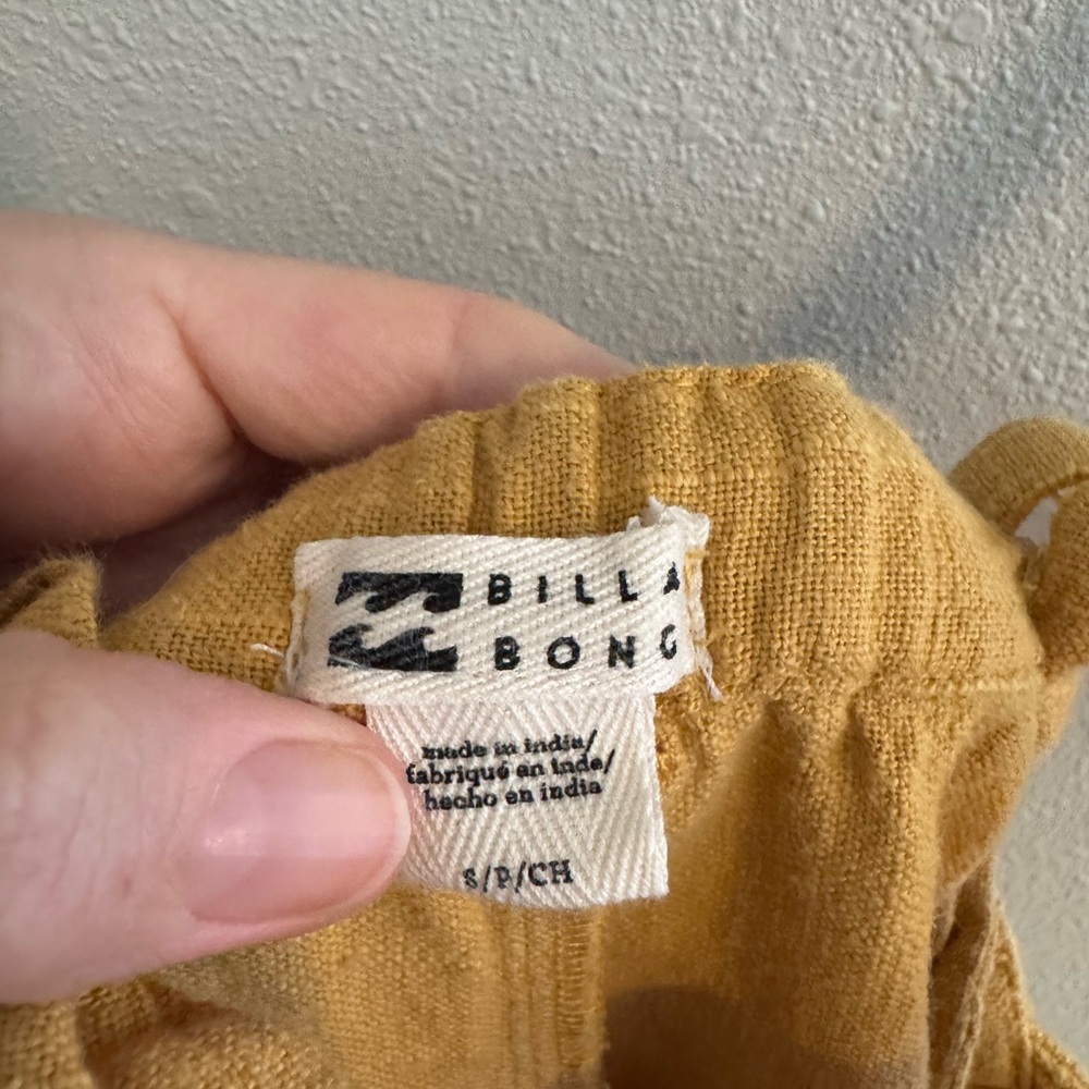 Billabong Golden Jumpsuit with Adjustable Straps - Picture 3 of 3